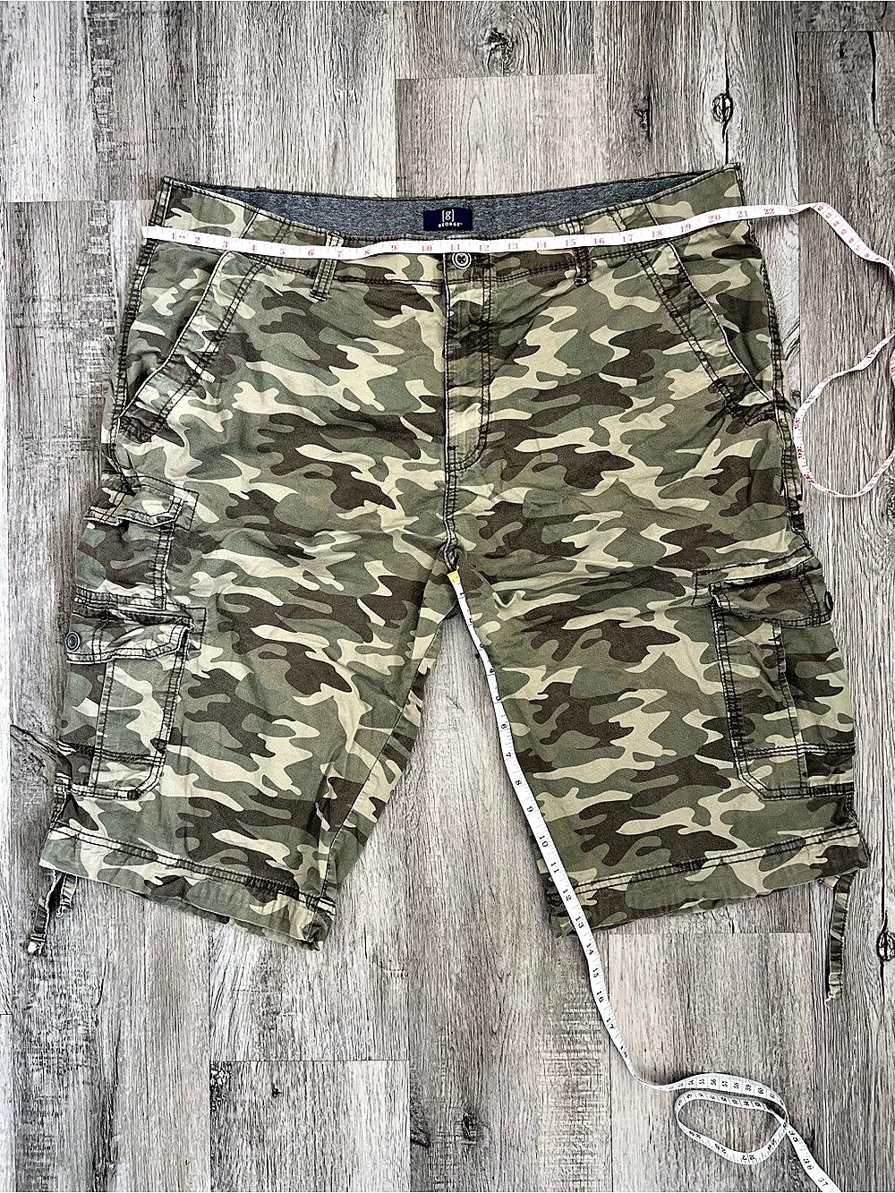 George Multi Men's Camo Cargo Shorts Waist 42